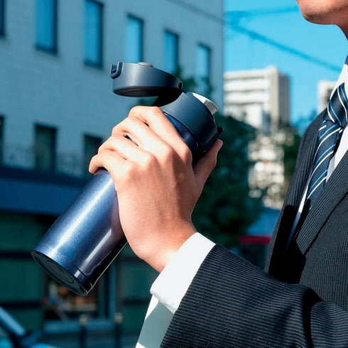 Zojirushi SM-PC30AD Stainless Steel Vacuum Insulated Mug, 10-Ounce, Navy...