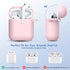 Lerobo for Airpods Case Cover, with Cleaner Kit and Magnetic Airpod Strap Anti-Lost Cord Sports Lanyard,Soft Slicone Cover Compatible with Apple A...