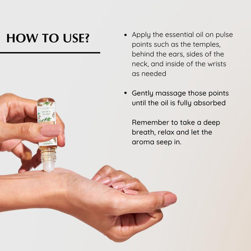 White Sage & Sandalwood Essential Oil Roll-On Blend by Aromafume | 10ml/0.33 fl oz | Aromatherapy Oil for Cleansing Negative Energy & Protection |...