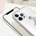 Bonitec Compatible with iPhone 12 Pro Max Case Clear Bracelet 3D Glitter Sparkle Bling Strap Luxury Shiny Crystal Rhinestone Diamond Silver Chain ...