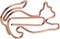 20Pcs Cute Cat Shaped Paper Clips, Metal Animal Shaped Clips, Rose Gold Paperclips for Office, Paper, and Memo...