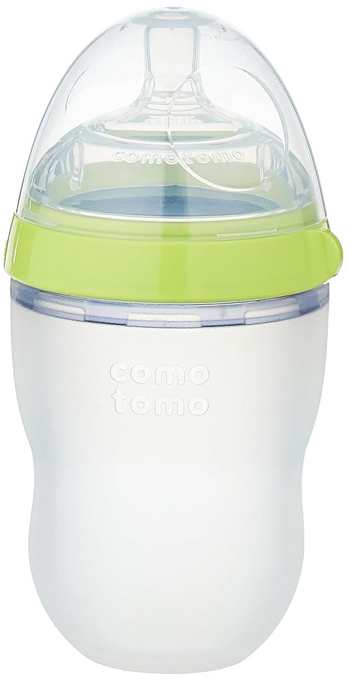 Comotomo Baby Bottle Single Pack, Green, 5oz...
