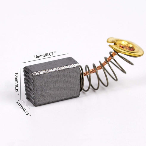 5 x 10 x 16mm / 0.19" x 0.39"x 0.62"Motor Carbon Brush Angle Grinder Carbon Brushes Replacement Generic Electric Motor Power Tool Part 303#?20Pcs?...