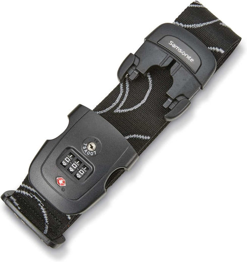 Samsonite Luggage Strap, Black, Combination Lock...