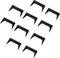 10PCS Pinch Dogs Woodworking 1.5inch Wood Clamps Square Back Tapered Legs Woodworking Glued Panel Table Stool Top Plank Edge Post Assembly Clampin...