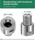 Lathe Headstock Spindle Adapter,Converts FT 3/4" x 16 to MT 1" x 8 TPI for Woodworking Lathe...