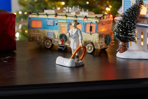 Department 56 Snow Village National Lampoon's Christmas Vacation Accessories Cousin Eddie in the Morning Figurine, 2.95 Inch, Multicolor...