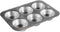 Nordic Ware Naturals Compact Muffin Pan - Natural Uncoated Aluminum, Toaster Oven and Broiler Safe...