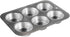 Nordic Ware Naturals Compact Muffin Pan - Natural Uncoated Aluminum, Toaster Oven and Broiler Safe...