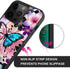ZHEGAILIAN Case Compatible with iPhone 15 Pro Max,Pink Blue Butterfly Cases Compatible with iPhone 15 Pro Max for Girls,Non-Slip Pattern Cover[Sho...