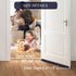 GDHOMM Under Door Draft Stopper Door Sweep Noise Blocker Weather Stripping Size Adjustable 30"-36" Gap Filler & Door Seal, Black...