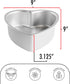 Fat Daddio's PHT-L83 Anodized Aluminum Removable Bottom Heart Cake Pan, 8 x 3 Inch...