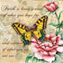 4 Beautiful Butterflies and Flowers Inspirational Quotes Butterfly Art Prints 12x12...