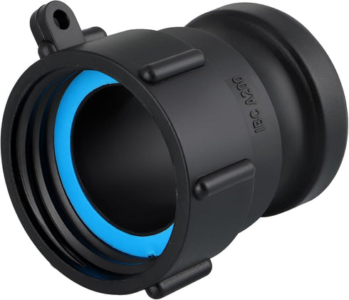 IBC Tote Adapter, Cam and Groove Fitting (2" Female Buttress Thread x 2" Male Adapter)...