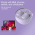Wireless Earbuds for Small Ears Women Men, Purple Bluetooth Earbuds for Small Ear Canals, Mini Ear Buds Wireless Bluetooth Earphone for iPhone, An...