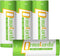 18500 Rechargeable Batteries with Flat Top, 18500 Rechargeable Li-ion Battery 3.7V 1600mAh for Solar Garden Light, Flashlight - 4 Pack...