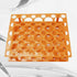 ULTECHNOVO Cleaning Supplies 15ml/50ml Tube Racks Detachable Tube Holder Scientific Experiment Accessory for Laboratory Holds 50, (Orange) Clear T...
