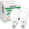 Dusk to Dawn Light Bulbs Outdoor 850 Lumen, 60W Equivalent, Daylight, LED 9.5W, A19, E26 Base, 4-Pack, HQ-H012...