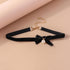 Bow Necklace for Women Red Bow Choker Black Ribbon Necklace Pearl Pendant Necklace Cute Bow Knot Necklace for Girls Christmas Gifts...