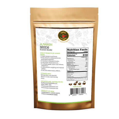 Spice Magic Whole Spices ~ 100% Pure, Aromatic & Natural I Gluten-Free I Non-GMO I Indian Origin, Ajwain Seeds...