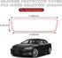 Car Rear View Mirror Protector Frame, Silicone Auto Rearview Edge Protection Cover Compatible with Model 3 Model Y, Interior Rear View Trim Frame ...