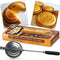 Sandwich Grill - Handheld Pie Iron, Sandwich Maker, Hand Toaster, Panini and Sandwich Press for Hand Made Hot Sandwiches and Pies - Perfect for St...