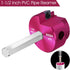 PVC Fitting Saver 1-½-Inch Head, PVC Pipe Reamer, PVC Socket Saver with 3/8-Inch Hex Shaft, PVC Reamer Plastic Pipe Fitting Reamer for Plumbing Sc...