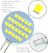 GRV G4 24-2835 SMD LED Bulb Lamp Super Bright Cool White RV Camper Cabinet Dome Light AC/DC12V-24V Pack of 10 (3.0Generation)...