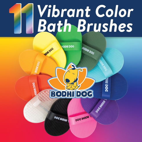 Bodhi Dog Shampoo Brush | Pet Shower & Bath Supplies for Cats & Dogs | Dog Bath Brush for Dog Grooming | Long & Short Hair Dog Scrubber for Bath |...