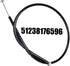 3Pcs Engine Hood Release Cable Kit for BMW E39 525i 528i 530i 540i M5...