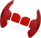 Motoforti Steering Wheel Shift Paddle Shifter Extension Cover,for Audi A5 2012-2014,Aluminum Alloy,Red,2pcs...