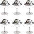 120 Pieces Tie Tacks Blank Pins with 120 Pieces Clutch Back (Silver)...