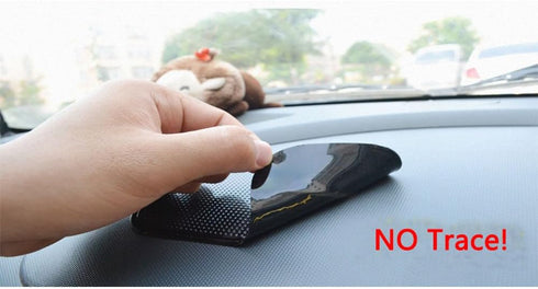 Car Dashboard Non Slip Mat, Bysameyee 5-Pack Anti-Slide Sticky Extra-Thick Dash Pad for Radar Detector, Cell Phone, Keys, Glass, Mirrors, Metal, G...