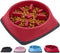 Gorilla Grip Slow Feeder Dog and Cat Bowls, Interactive Puzzle Toy for Dogs and Cats Food Training, Keeps Pets Busy and Prevents Puppy Overeating,...