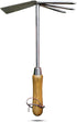 Garden Guru Eco Hand Cultivator Hoe Tiller Tool - 100% Recycled Stainless Steel - Rust Resistant - FSC Certified Wood Ergonomic Handle -Great for ...
