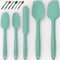Silicone Spatula Set of 5,High Temperature Resistant, Food Grade Silicone, Dishwasher Safe, for Baking, Cooking (Pure Aqua Green)...