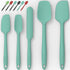Silicone Spatula Set of 5,High Temperature Resistant, Food Grade Silicone, Dishwasher Safe, for Baking, Cooking (Pure Aqua Green)...
