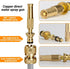Brass Nozzle Water Spray Gun Jet Hose Nozzles Pipe High Pressure For Car,Bike,Window Cleaning Sprayer And Plants Gardening Washing (Without Pipe) ...