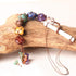 7 Chakra Stones Healing Crystals Hanging Ornament Chakra Tassel Christmas Ornaments Pendulum Good Luck for Home Decoration...