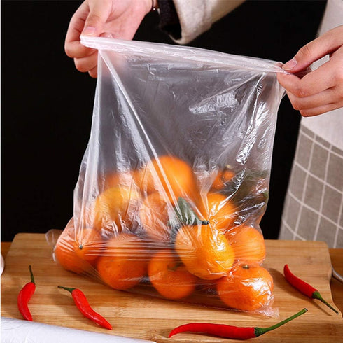 3 Rolls Plastic Bags Disposable Food Storage - 3 Size - 240pcs Bags...