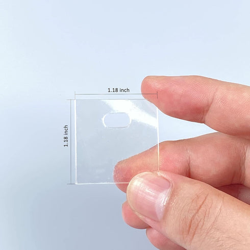 60 PCS Vertical Blind Repair Tabs Kit Clear Fixer Verticle Blinds Snap in Replacement Slats Parts Panels...