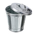 Mini Desktop Trash Can with Lid Tiny Garbage Can Metal Rubbish Bin for Home Office Countertop...