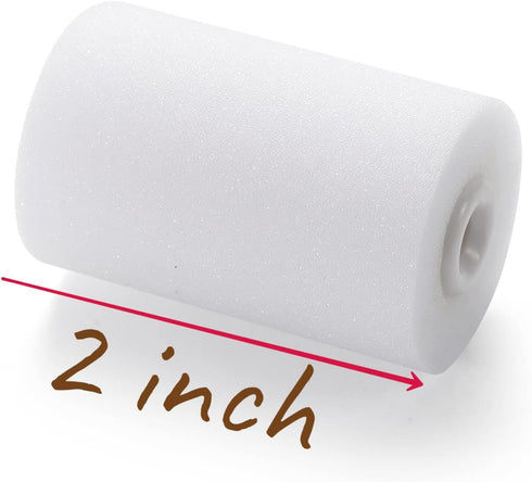 Foam Paint Roller, Sponge Paint Roller Sleeve, High Density Foam Mini Roller Covers,2", Pack of 12...