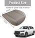 Car Front Seat Cover, 22"×24" Luxury PU Leather Auto Seat Protection Cover, Comfortable Anti Slip Front Bottom Seat Cushion with Full Wrap, Univer...