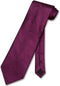 Vesuvio Napoli NeckTie EGGPLANT PURPLE Color Paisley Design Men's Neck Tie...