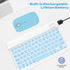 Bluetooth Keyboard and Mouse Combo, QWERT Layout Universal Ultra-Slim Wireless Keyboard Mouse Set for Android Windows iPad iPhone Samsung Tablet P...