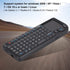 2.4G Pocket Mini Keyboard Mini USB Keyboard with Touchpad Mouse for Windows 2000 / XP/Vista / 7 / OS 10.x...