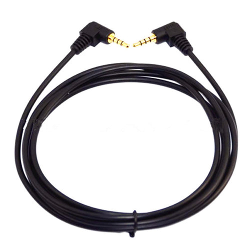 3.5mm Audio Cable Dual 90 Degree Angle Stereo 3.5mm Headphone Cable 4 Pole TRRS Male to Male Aux Cord 3.28ft/1m for Phone Tablet MP3 Laptop Microp...