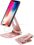 Urmust Cell Phone Stand for Desk Adjustable Foldable Phone Holder for Office Portable Desktop Dock Compatible with iPhone 15 14 13 12 11 Max Pro X...