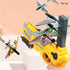 Airplane Launcher Toy Catapult Aircrafts Gun with 14 Foam Aircrafts, Shooting Games Outdoor Sport Activity Birthday Gifts Party Gifts for Kids Tod...